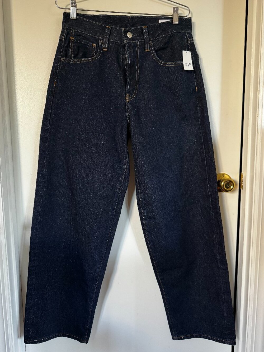 GAP x Hailey Bieber Extra Baggy Jean - Midnight Indigo - size 26 /2 R - Picture 5 of 8